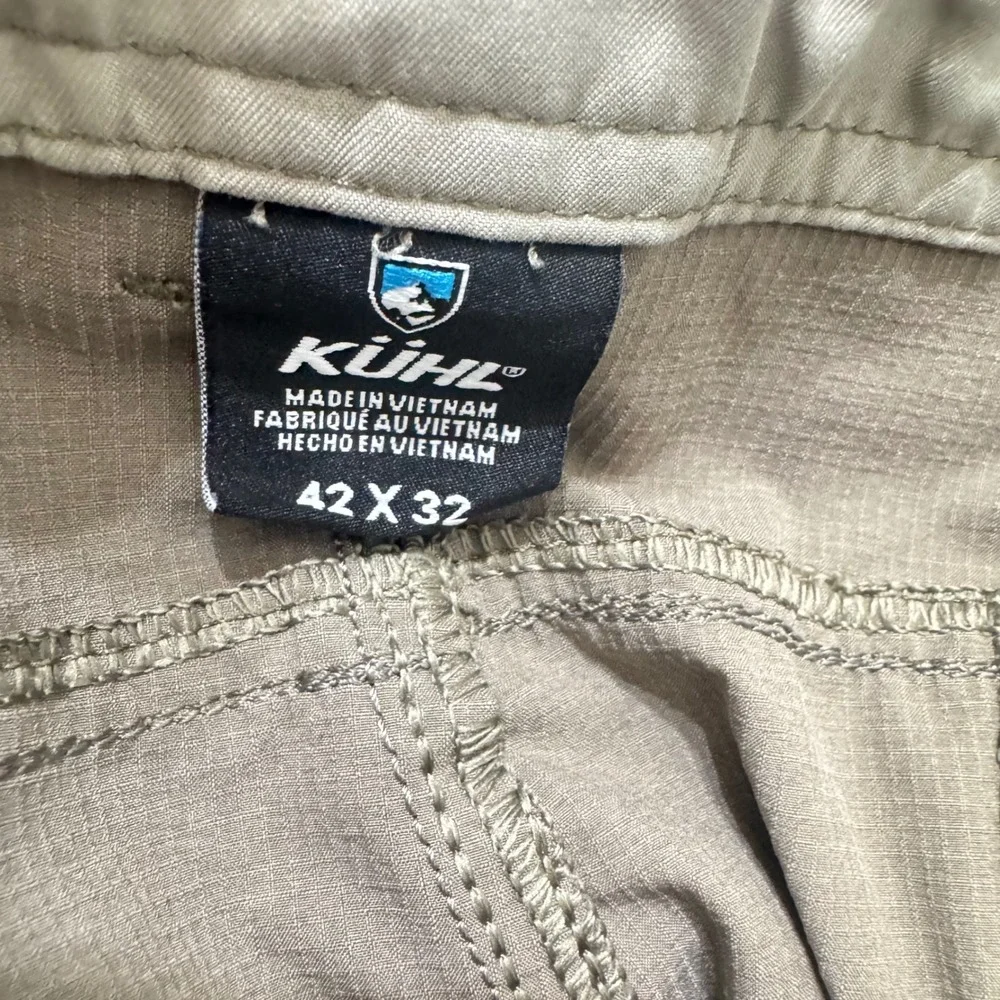 KUHL‎ Silencr Pants Storm Khaki Stretch Trail Pants Mens 42x32